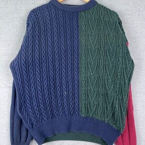 Vintage Colours Alexander Julian Men's L‎ Knitted L/S Sweater Multicolor USA